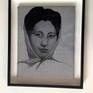Lace Portrait #18 , Box Frame black wood/Plexiglas: 63cm x 53cm x 6cm || 24.8'' x 20.87'' x 2.36''