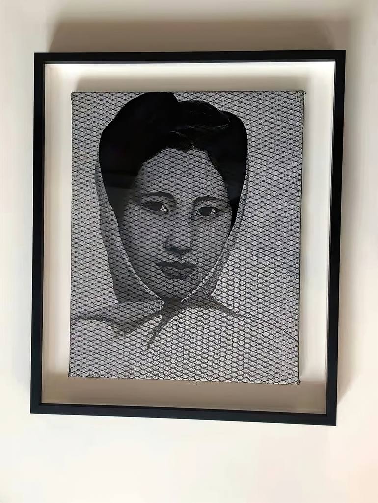 Original Conceptual Portrait Painting by Xinmo Li