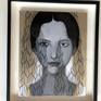 Lace Portrait # 9, Box Frame black wood/Plexiglas: 63cm x 53cm x 6cm || 24.8'' x 20.87'' x 2.36''