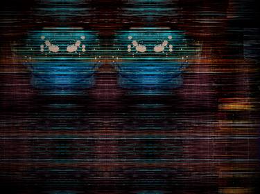 Original Abstract Mixed Media by Norhan Ha
