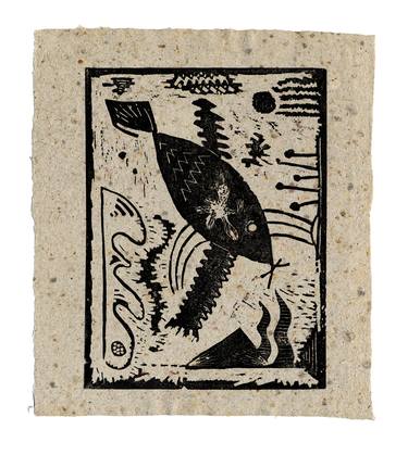 Print of Abstract Fish Printmaking by Gregory Stanley