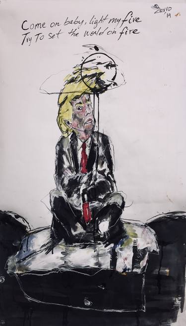 Original Political Drawings by Mehdi Mabrouki