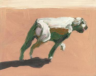 Original Expressionism Dogs Paintings by Dan Adams