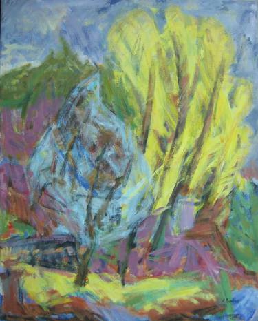 Original Expressionism Landscape Painting by Arvydas Baltrunas