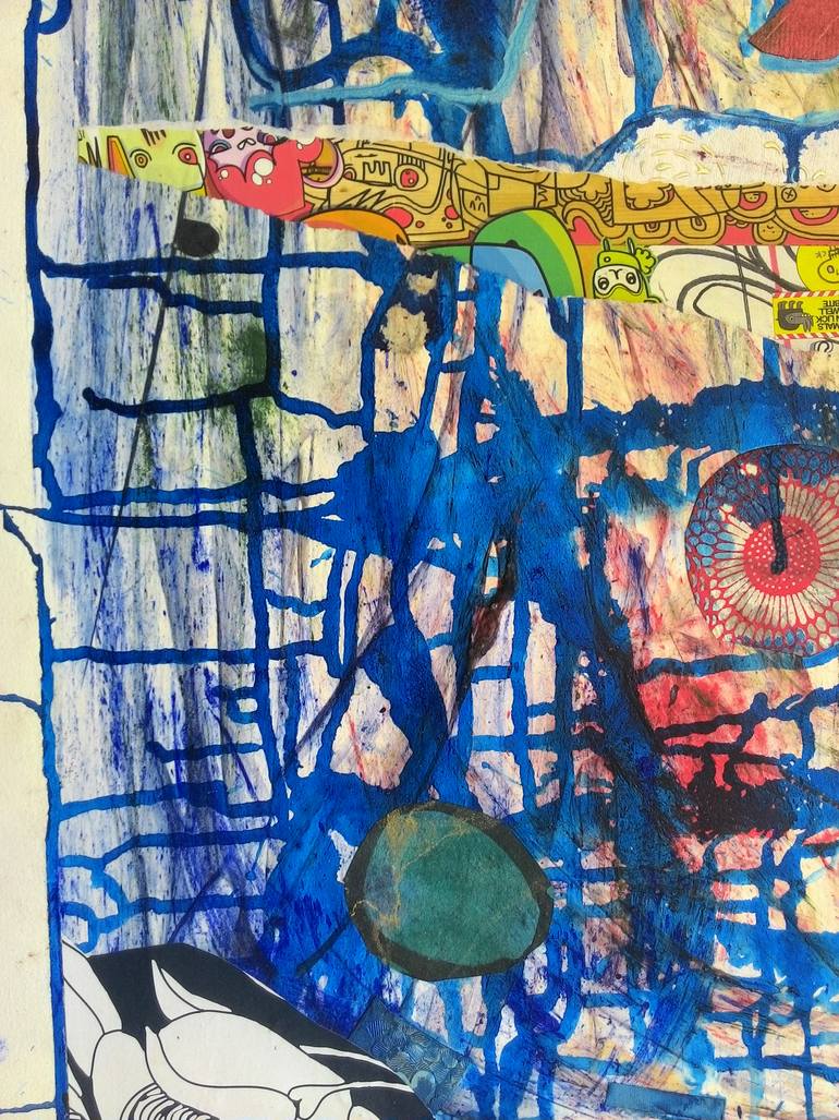 Original Abstract Painting by Mandira Bhaduri
