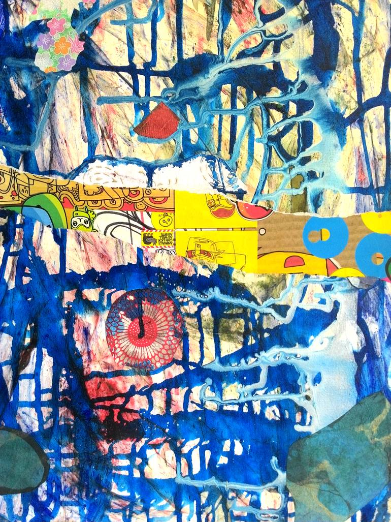 Original Abstract Painting by Mandira Bhaduri