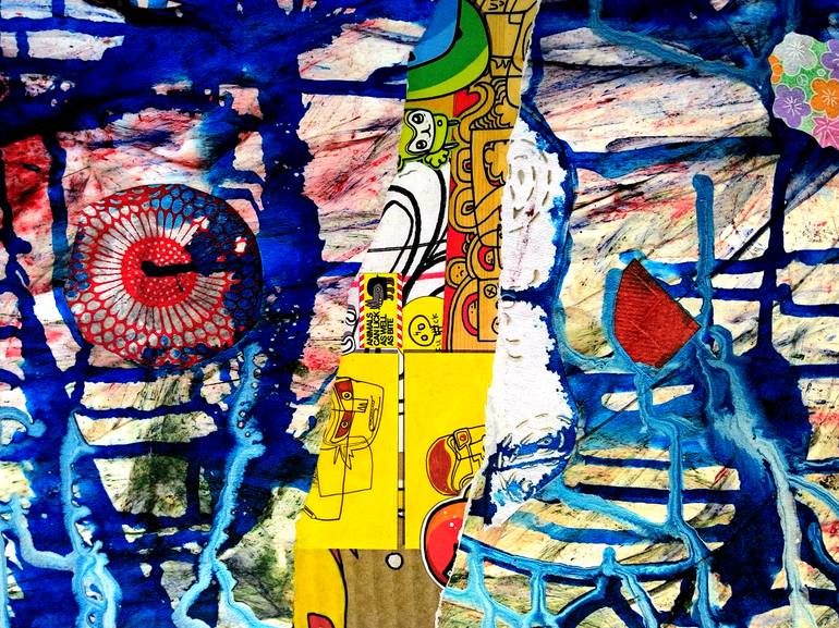 Original Abstract Painting by Mandira Bhaduri