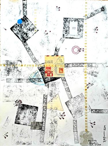 Original Abstract Collage by Mandira Bhaduri