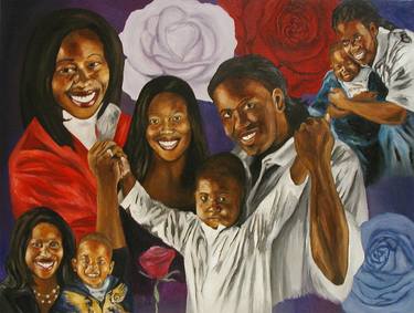 Print of Illustration Family Paintings by Angelo Thomas