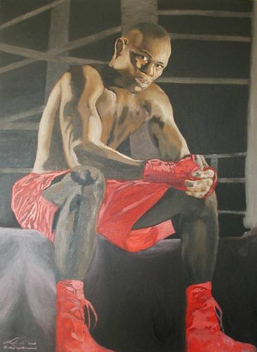 Print of Realism Sports Paintings by Angelo Thomas