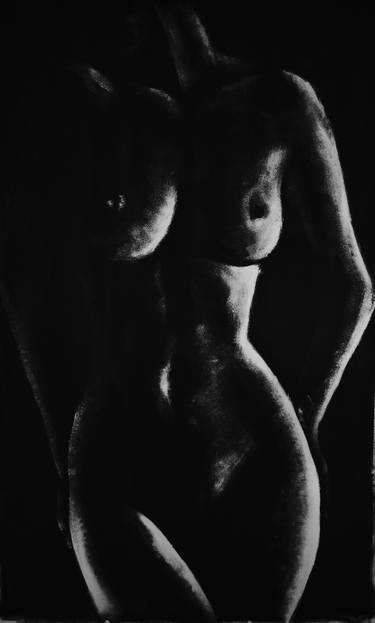 Print of Abstract Nude Paintings by Mihalache Danniel