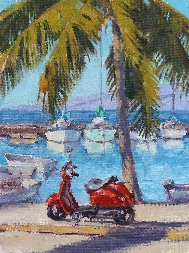 Island Transport Painting by David Westerfield Saatchi Art