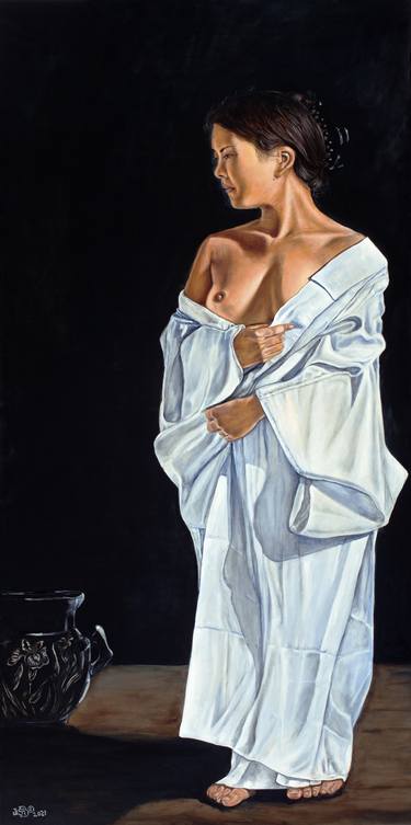 Original Figurative Nude Paintings by Jaime Kafati