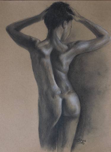 Original Figurative Nude Drawings by Jaime Kafati