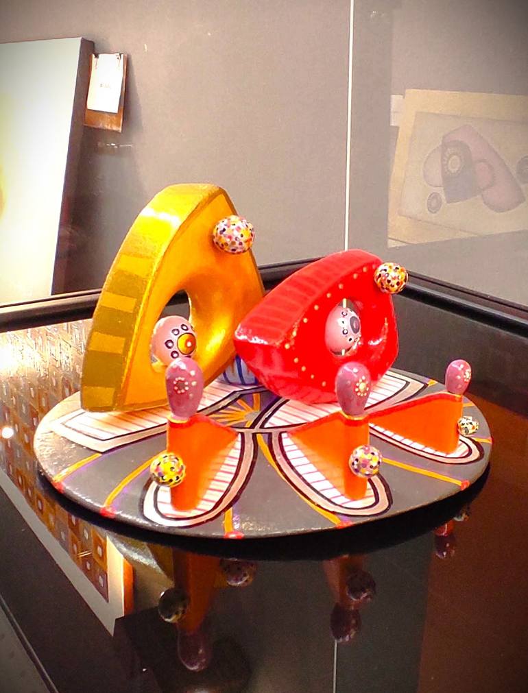 Original Abstract People Sculpture by Scigarda Thebrandofart