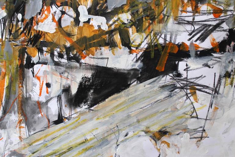 Original Abstract Still Life Painting by Cristian Porumb