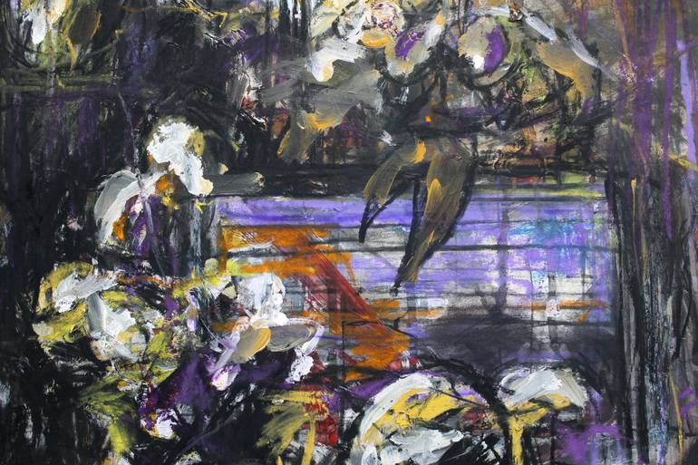 Original Abstract Still Life Painting by Cristian Porumb