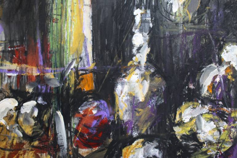 Original Abstract Still Life Painting by Cristian Porumb