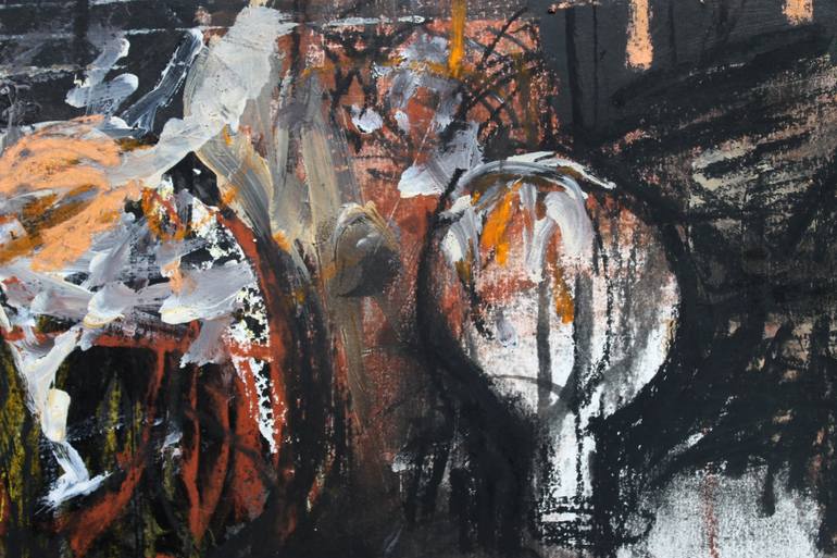 Original Abstract Still Life Painting by Cristian Porumb