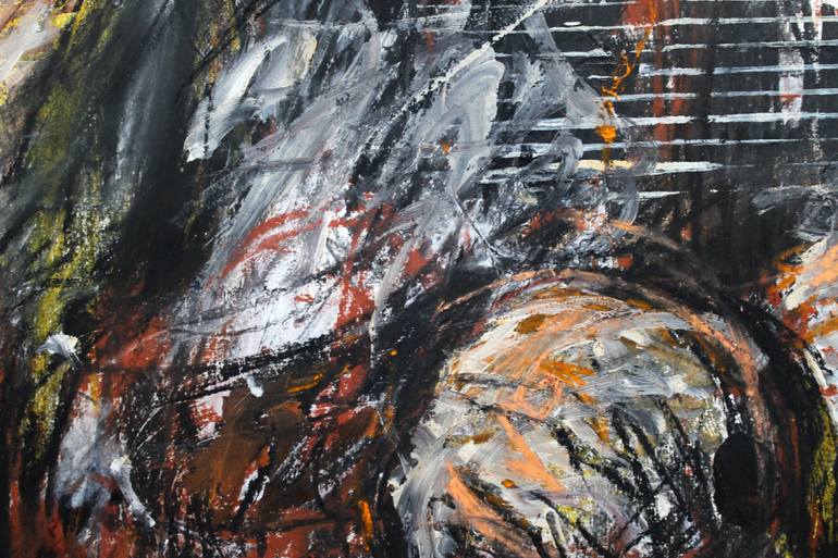 Original Abstract Still Life Painting by Cristian Porumb