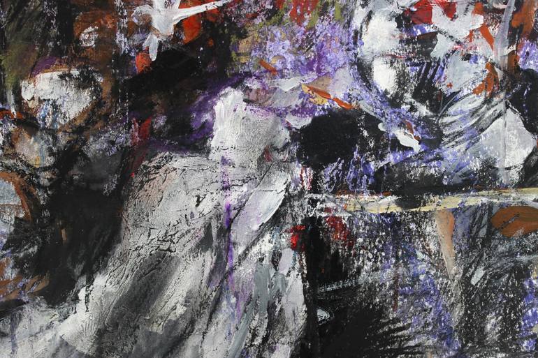 Original Abstract Still Life Painting by Cristian Porumb