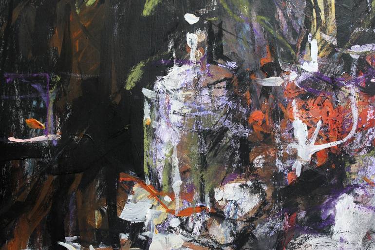 Original Abstract Still Life Painting by Cristian Porumb