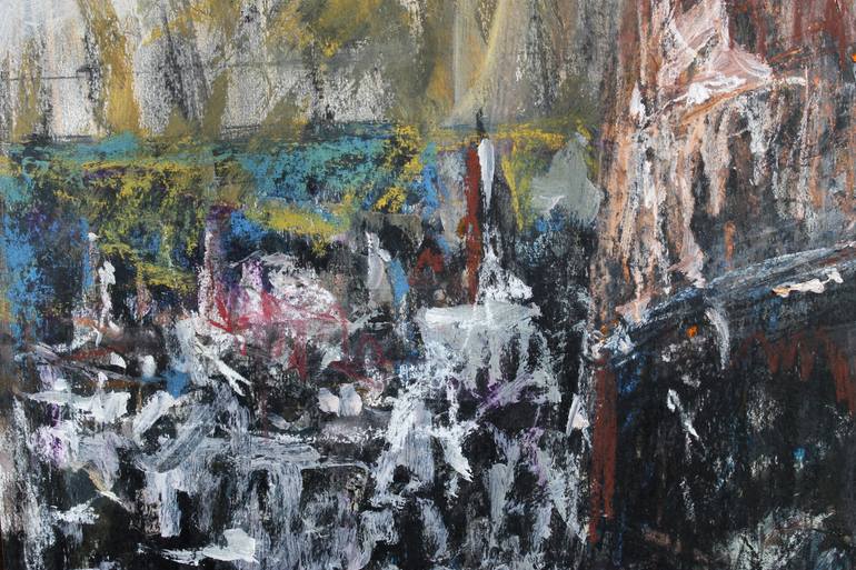 Original Baroque Architecture Painting by Cristian Porumb
