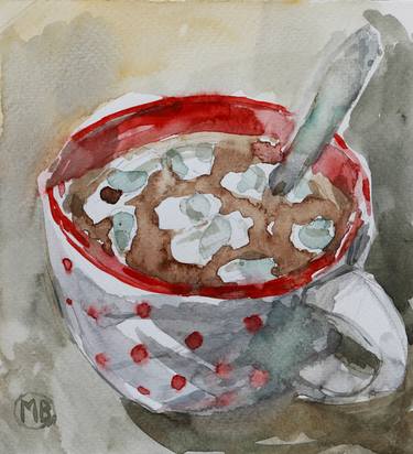 Print of Figurative Food & Drink Paintings by Mirela Blazevic