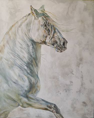 Original Conceptual Animal Painting by Anna Mishchenko