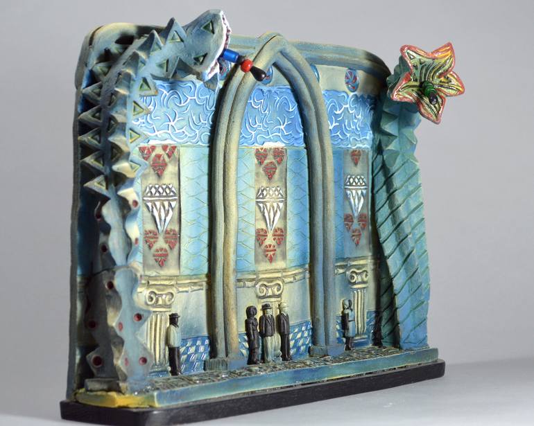 Original Surrealism Architecture Sculpture by Mike Keene