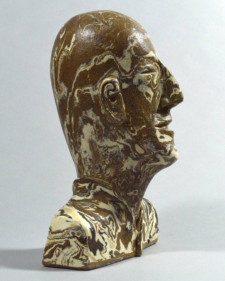 Original Abstract Portrait Sculpture by Mike Keene