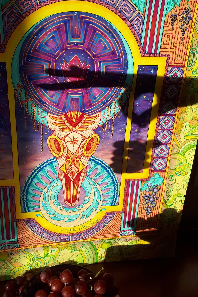 Original Art Deco Other Drawing by Homo Bohemian