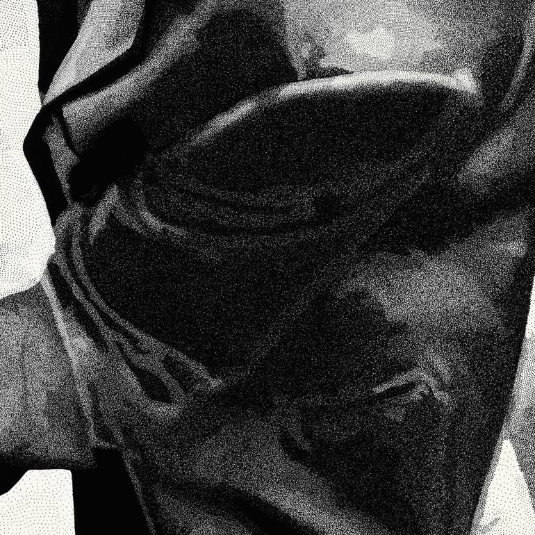 Original Figurative People Drawing by Gill Alexander