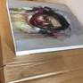 This painting is from a series of abstract paintings of figures in isolation, relying on expression, mannerism, color ant texture to evoke presence.