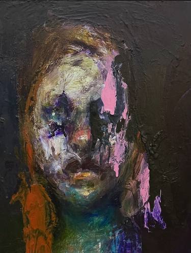 Original Abstract Portrait Paintings by Jeffry Dean Hinton