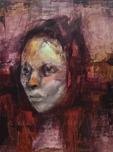 Original Abstract Portrait Paintings by Jeffry Dean Hinton