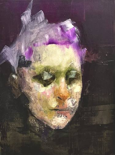 Original Abstract Portrait Paintings by Jeffry Dean Hinton