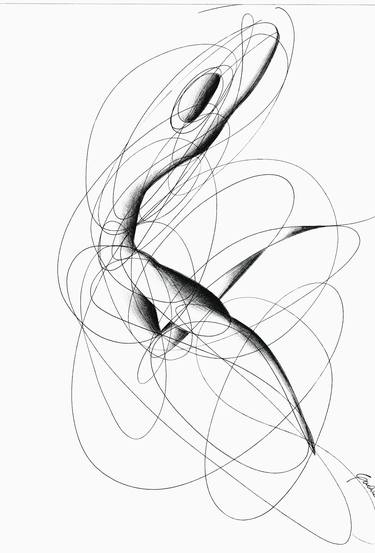 Original Abstract Body Drawing by Giulia Marras