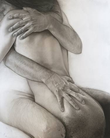 Original Figurative Nude Drawings by Adrian Owen