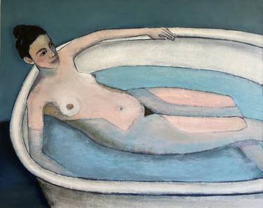 Original Impressionism Nude Paintings by Nigel Sharman