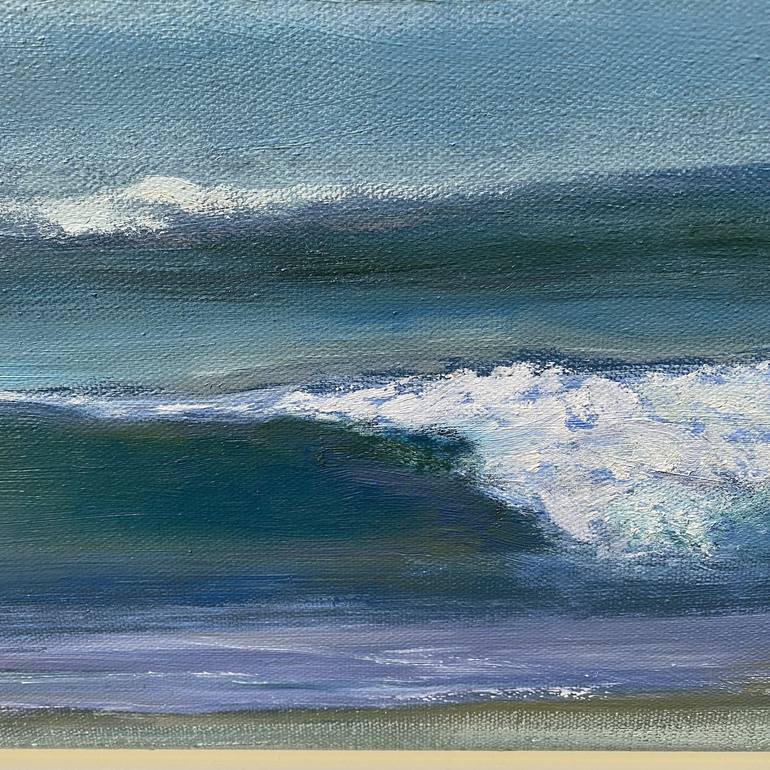 Original Impressionism Seascape Painting by Nigel Sharman