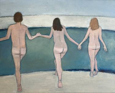 Original Impressionism Nude Paintings by Nigel Sharman