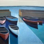 Cornish Harbour Boats by Nigel Sharman