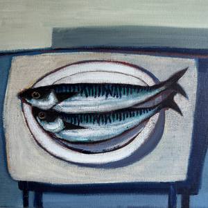 Still Life with Mackerel