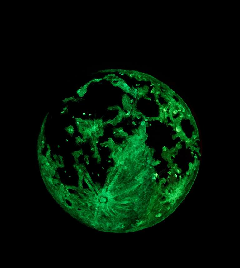 Original Figurative Outer Space Painting by Stefano Paganotto