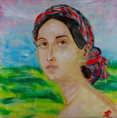Original Figurative Portrait Painting by Stefano Paganotto