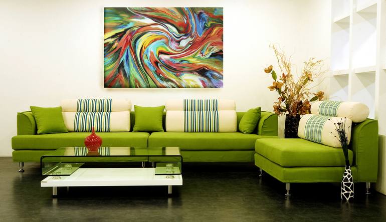 Original Abstract Painting by Liezl le Roux