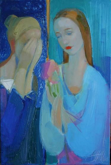 Print of Figurative Women Paintings by Miroslava Perevalska