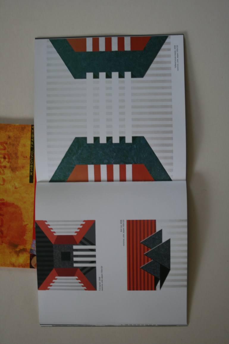 Original Abstract Geometric Painting by Yuri Pshenichny