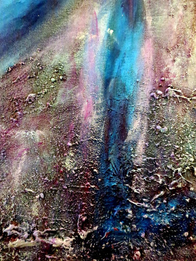 Original Abstract People Painting by Lina Faroussi